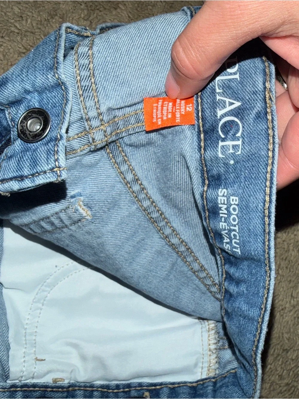 The Children's Place Light Blue Kids' Denim Jeans Trio